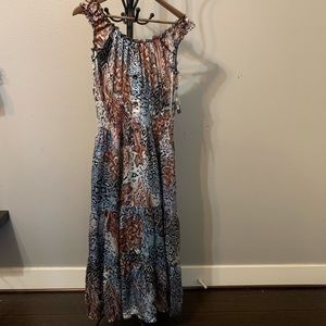 Anthropologie Lapis Large bohemian print maxi